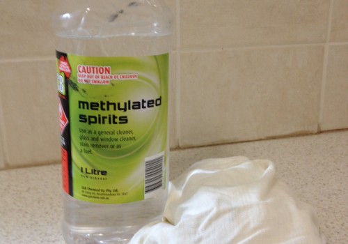 Methylated Spirits and a rag is all you need to test paint type