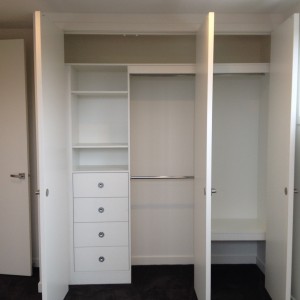 Completed Painting of Wardrobes in Melbourne McKinnon