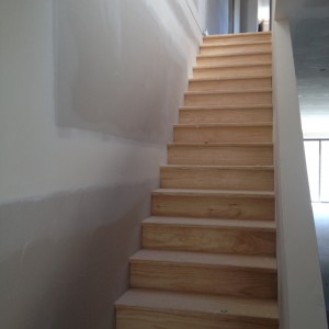 Staircase prior to Painting in Melbourne McKinnon