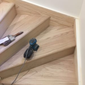 Timber Varnish Stairs