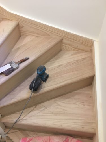 Timber Varnish Stairs