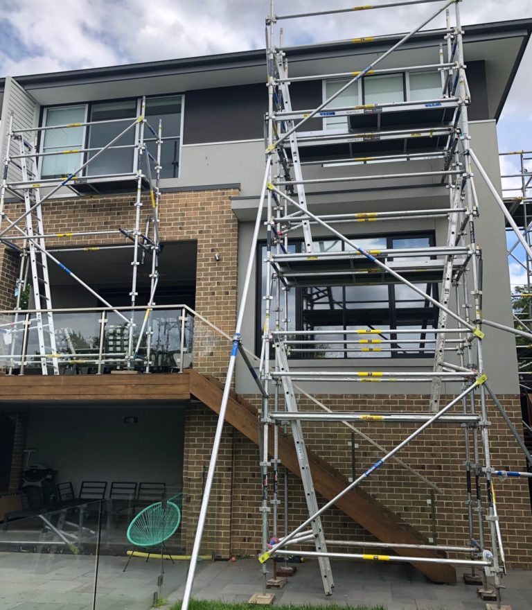 Exterior Painting Kew Aluminium Scaffolding Tower TMZ Exterior Painting Kew Aluminium Scaffolding Tower TMZ